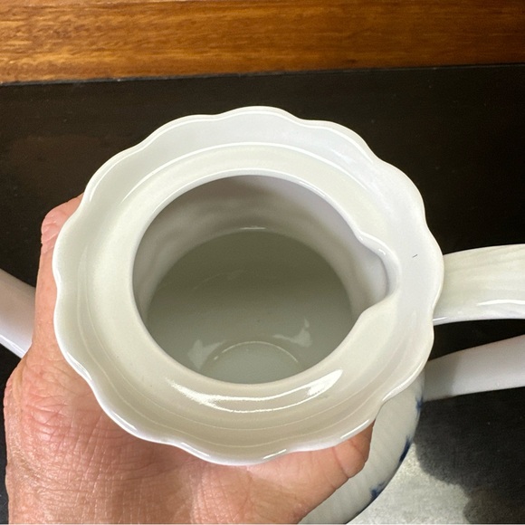 Kaiser W Germany Romantica Festival Echt Kobalt Coffee Pot Blue Floral Scallop - Picture 7 of 11